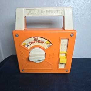 VTG 1978 Fisher Price Toy Radio Wind Up Musical Candy Man #790